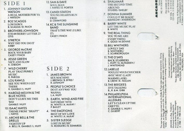 Various : Dance Classics (Cass, Comp)