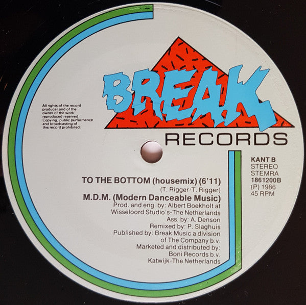 M.D.M. : To The Bottom (12")
