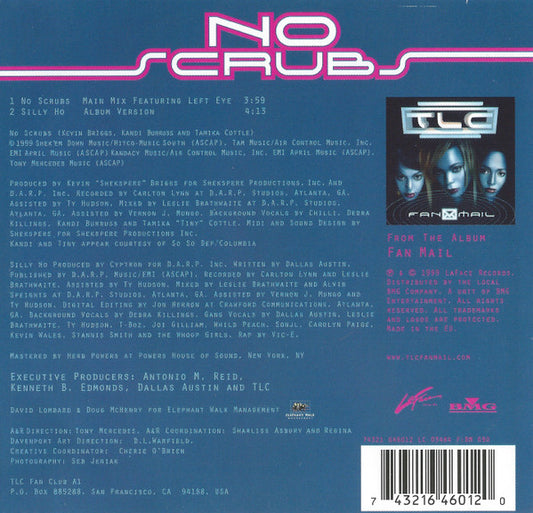 TLC : No Scrubs (CD, Single, Car)