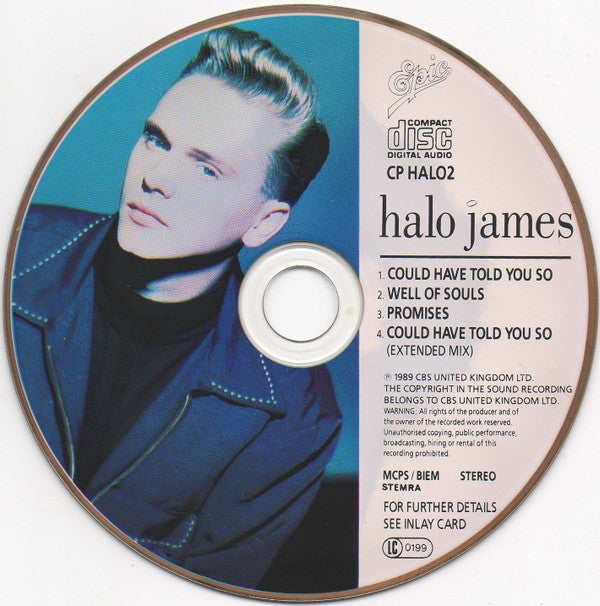Halo James : Could Have Told You So (CD, Single)