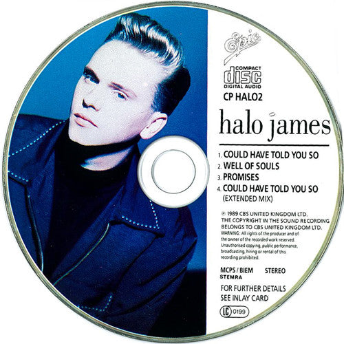 Halo James : Could Have Told You So (CD, Single)