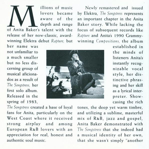 Anita Baker : The Songstress (CD, Album, RE, RM)