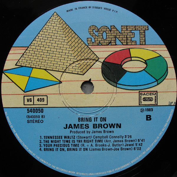 James Brown : Bring It On ! (LP, Album)