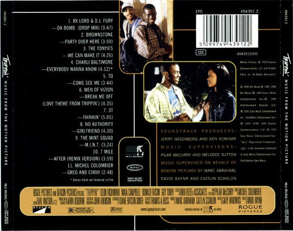 Various : Trippin' (Motion Picture Soundtrack) (CD, Album, Comp)