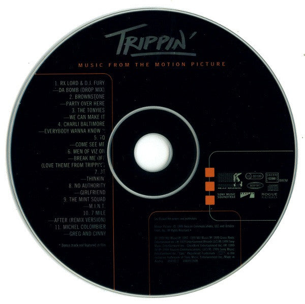 Various : Trippin' (Motion Picture Soundtrack) (CD, Album, Comp)