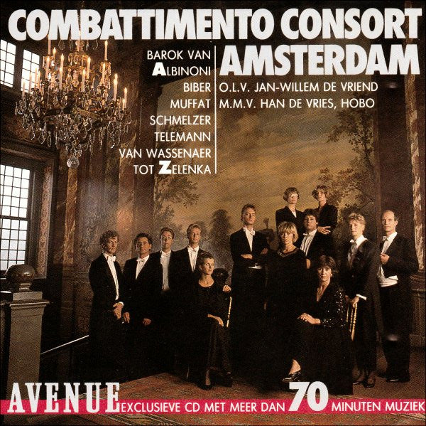 Combattimento Consort Amsterdam • Jan Willem de Vriend • Han de Vries : Barok Van Albinoni, Biber, Muffat, Schmelzer, Telemann, Van Wassenaer Tot Zelenka (CD, Comp)