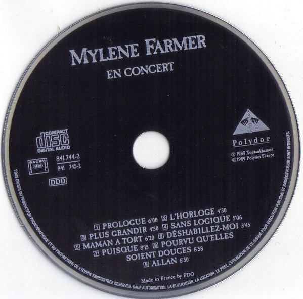 Mylène Farmer : En Concert (2xCD, Album)