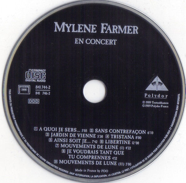 Mylène Farmer : En Concert (2xCD, Album)