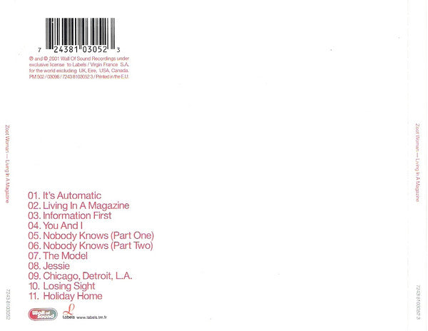 Zoot Woman : Living In A Magazine (CD, Album)