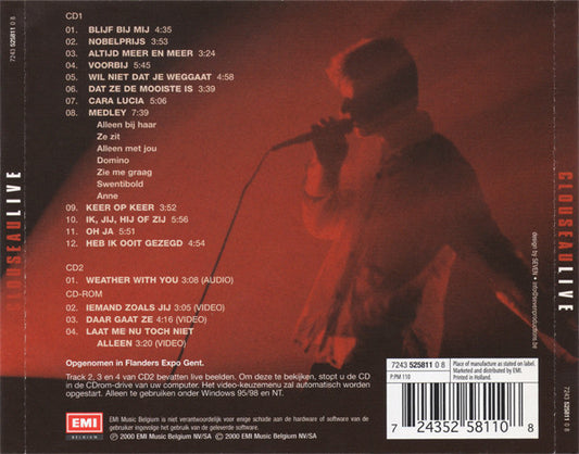 Clouseau : Clouseau Live (CD, Album + CD-ROM)