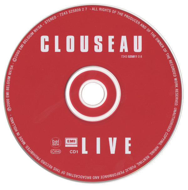 Clouseau : Clouseau Live (CD, Album + CD-ROM)