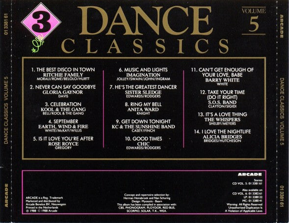 Various : Dance Classics Volume 5 (CD, Comp)