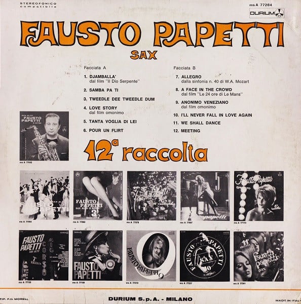 Fausto Papetti : 12ª Raccolta (LP, Album)