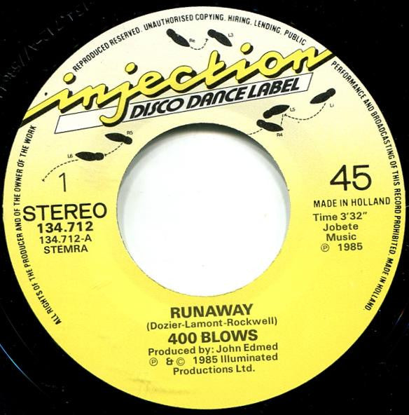 400 Blows : Runaway (7")