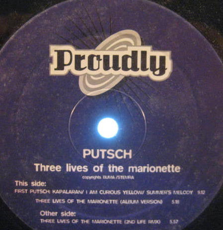 Putsch : Three Lives Of The Marionette (12")