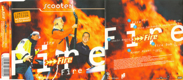 Scooter : Fire (Minimax, Maxi, Ltd, Red)