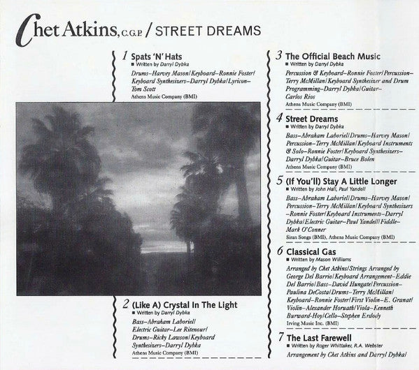 Chet Atkins : Street Dreams (CD, Album)