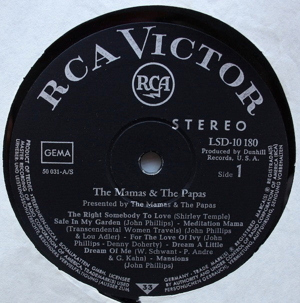 The Mamas & The Papas : The Papas & The Mamas (LP, Album)