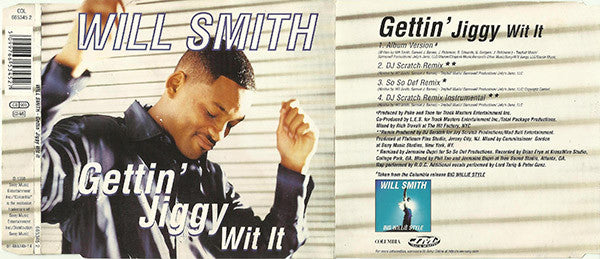 Will Smith : Gettin' Jiggy Wit It (CD, Maxi)