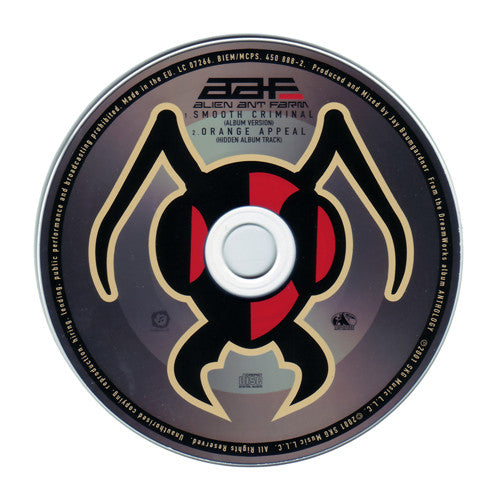 Alien Ant Farm : Smooth Criminal (CD, Single, Car)