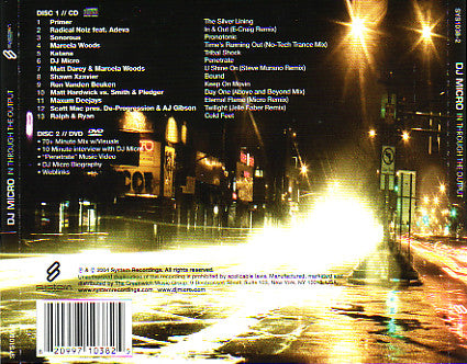DJ Micro : Out Through The Input (CD, Comp, Mixed + DVD)