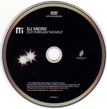 DJ Micro : Out Through The Input (CD, Comp, Mixed + DVD)