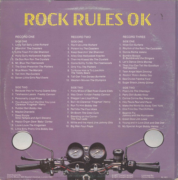 Various : Rock Rules OK (3xLP, Comp)