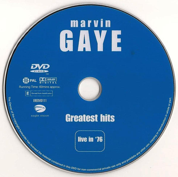 Marvin Gaye : Greatest Hits Live In '76 (DVD-V, PAL)