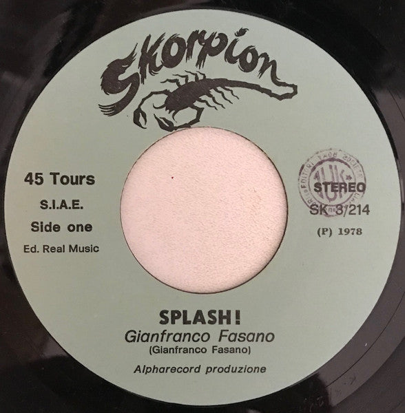 Franco Fasano : Splash! / Candid Love (7")