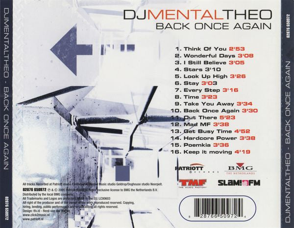 Mental Theo : Back Once Again (CD, Album)