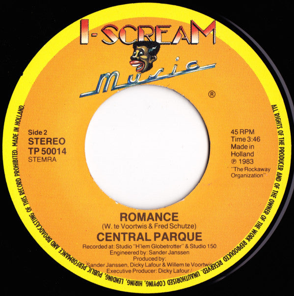 Central Parque Starring Ruth Jacott : The Stranger (7")