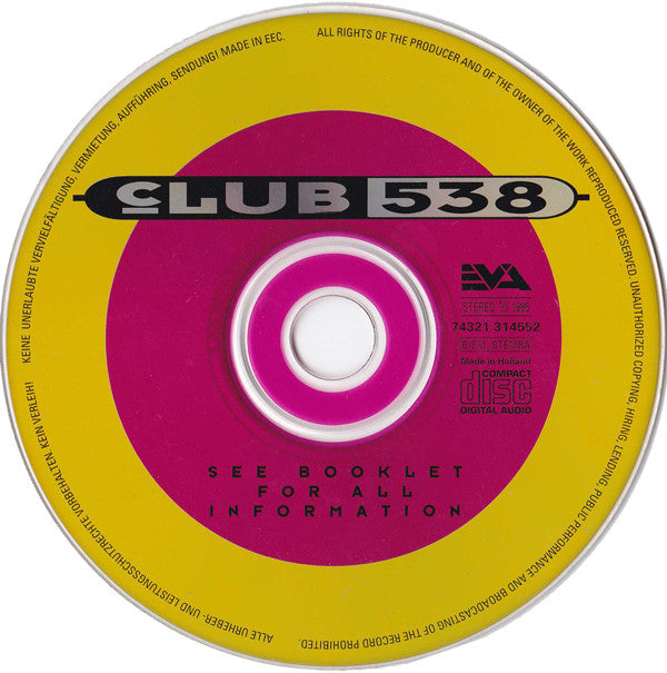 Various : Club 538 (CD, Comp)