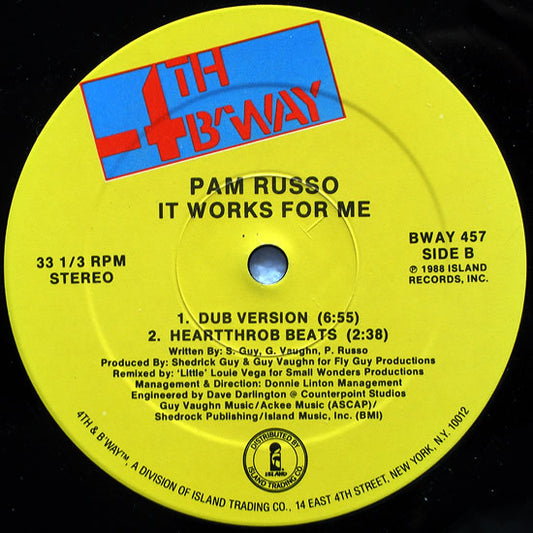 Pam Russo : It Works For Me (12")