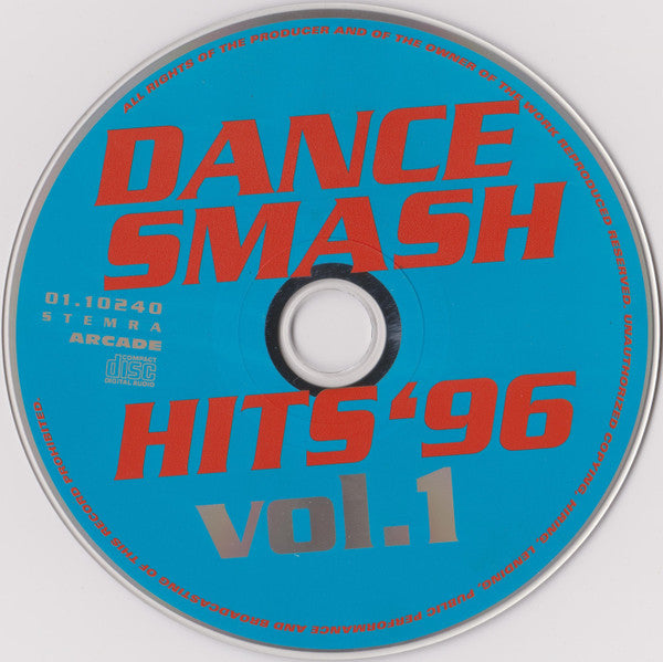 Various : Dance Smash Hits '96 Vol.1 (CD, Comp)