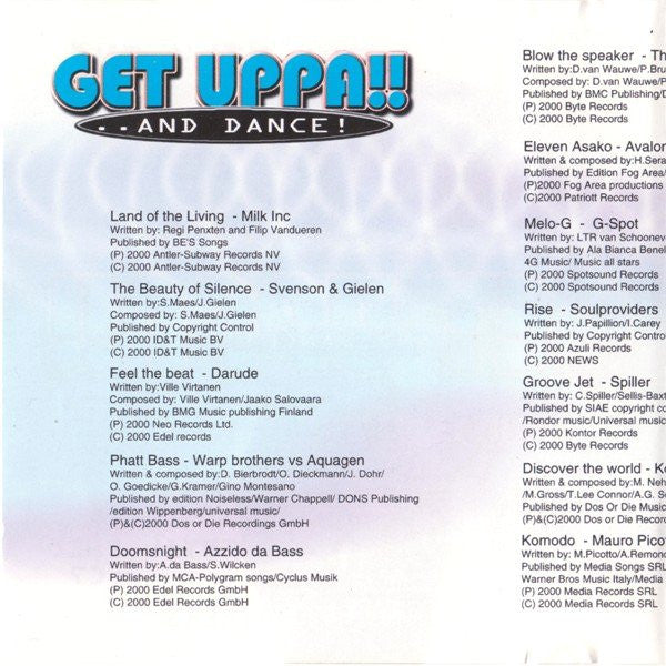 Various : Get Uppa!! ..And Dance! 2 (CD, Comp)
