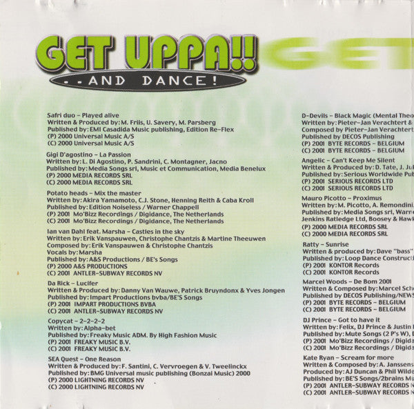 Various : Get Uppa And Dance 3 (CD, Comp)