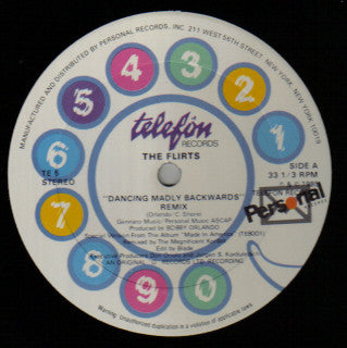 The Flirts : Dancing Madly Backwards (Remix) (12")