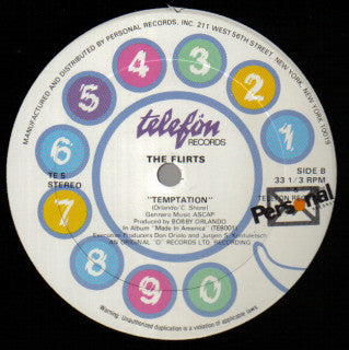 The Flirts : Dancing Madly Backwards (Remix) (12")