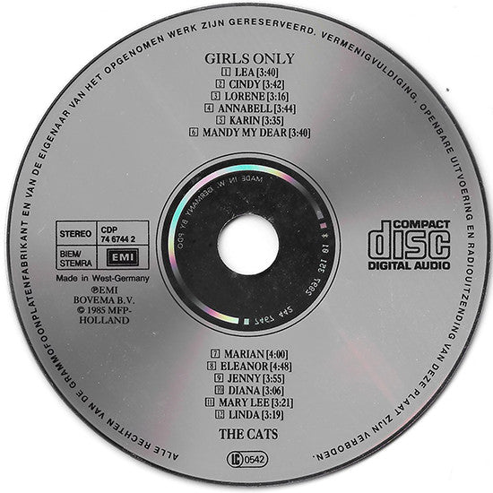 The Cats : Girls Only (CD, Album, Comp)