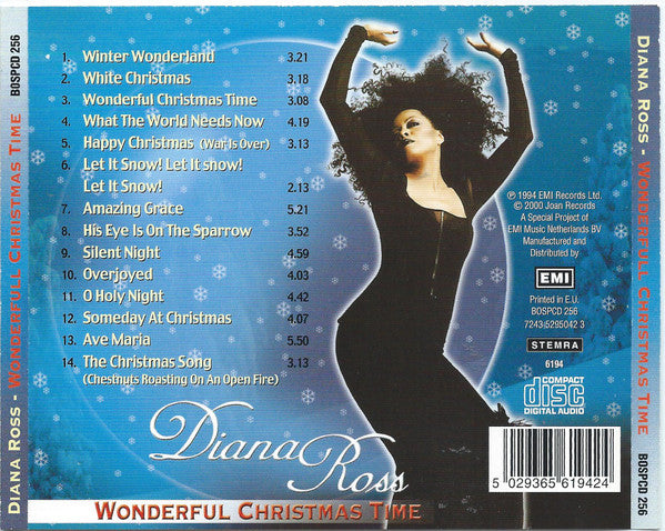 Diana Ross : Wonderful Christmas Time (CD, Album, RE)