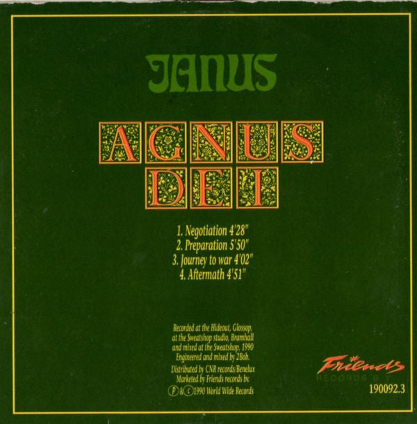 Janus (5) : Agnus Dei (CD, EP, Car)