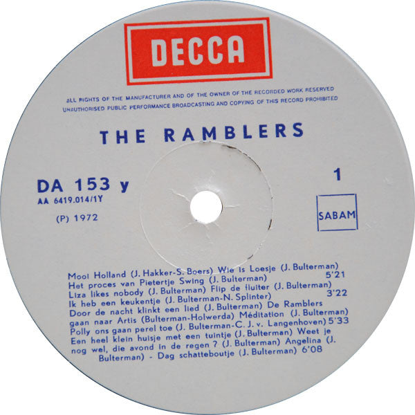 The Ramblers : Ramblers, The (2xLP, Comp)
