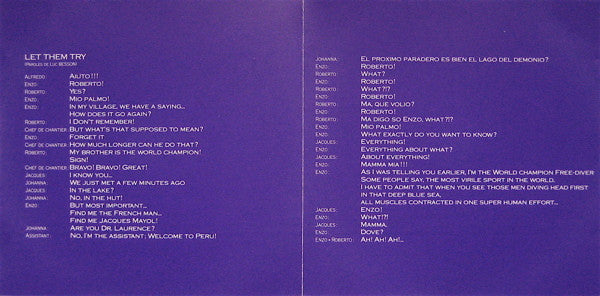 Eric Serra : Le Grand Bleu: Volume 2 (Bande Originale Du Film De Luc Besson) (CD, Album, RE)