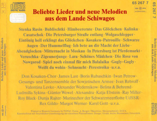 Various : Ein Russisches Märchen (Beliebte Lieder Und Neue Melodien Aus Dem Lande Schiwagos) (3xCD, Comp)