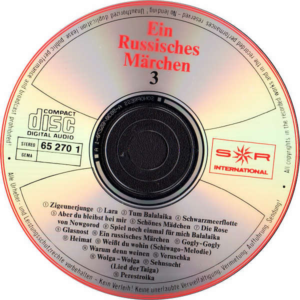Various : Ein Russisches Märchen (Beliebte Lieder Und Neue Melodien Aus Dem Lande Schiwagos) (3xCD, Comp)