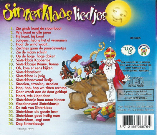 De Gouden Nachtegaaltjes : Sinterklaasliedjes (CD, Album, RE)