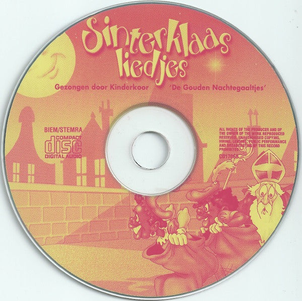 De Gouden Nachtegaaltjes : Sinterklaasliedjes (CD, Album, RE)