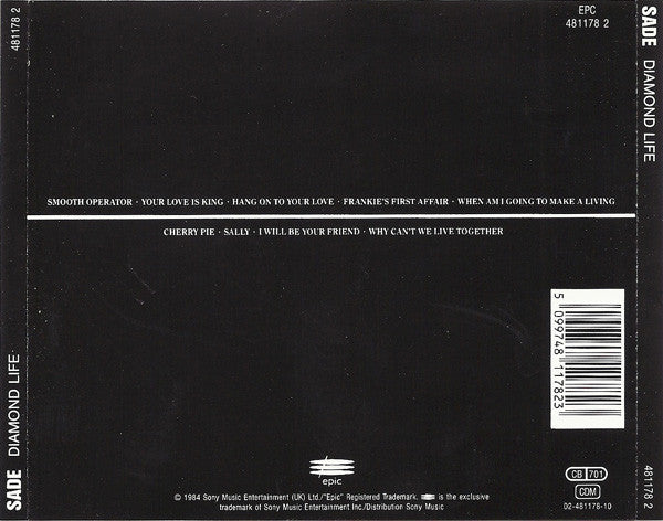 Sade : Diamond Life (CD, Album, RE)