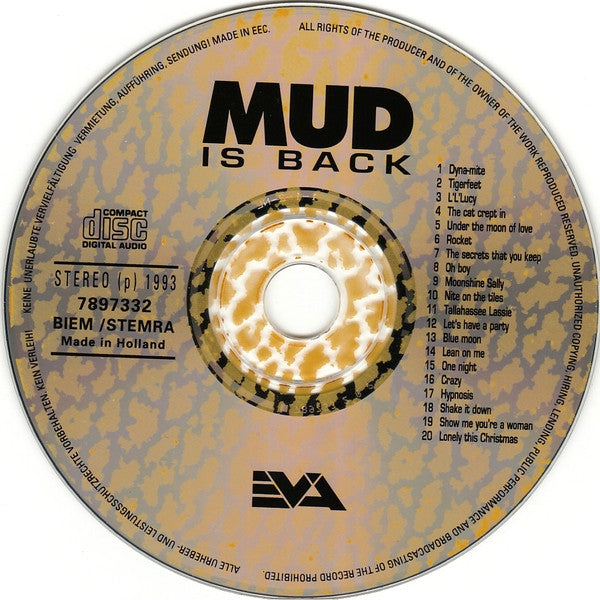 Mud : Mud Is Back (CD, Album, Comp)