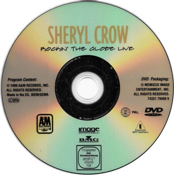 Sheryl Crow : Rockin' The Globe Live (DVD-V, Multichannel, PAL, Reg)